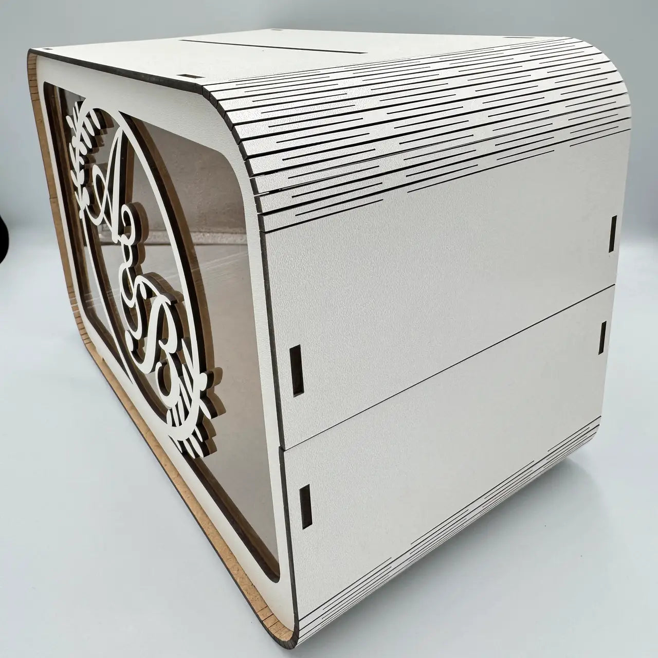 Personalized Wedding Money Box with Initials
