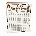 365-Day Piggy Bank. Wooden Piggy Bank. Piggy Bank for a Dream / KO-0006 (M)