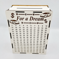 365-Day Piggy Bank. Wooden Piggy Bank. Piggy Bank for a Dream / KO-0007 (M)