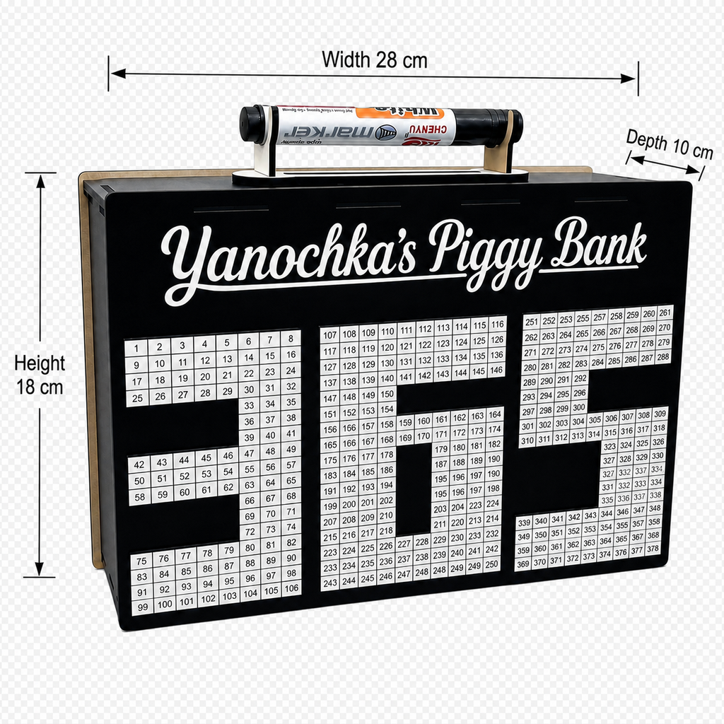 “365 Days Suitcase” Piggy Bank