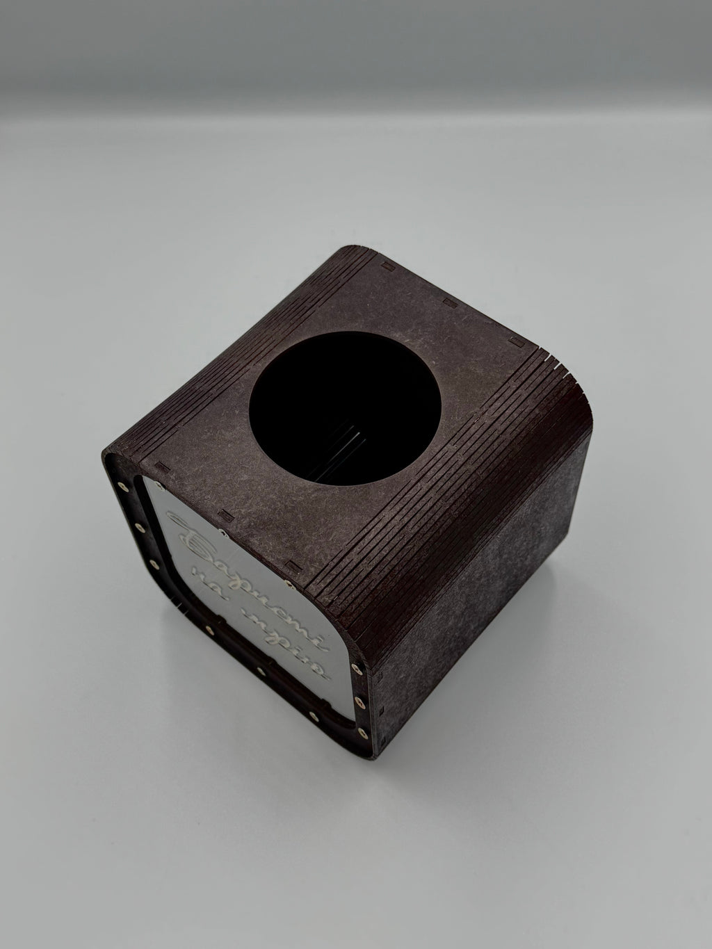 Engraved Tip Jar | Wooden Tip Collection Box